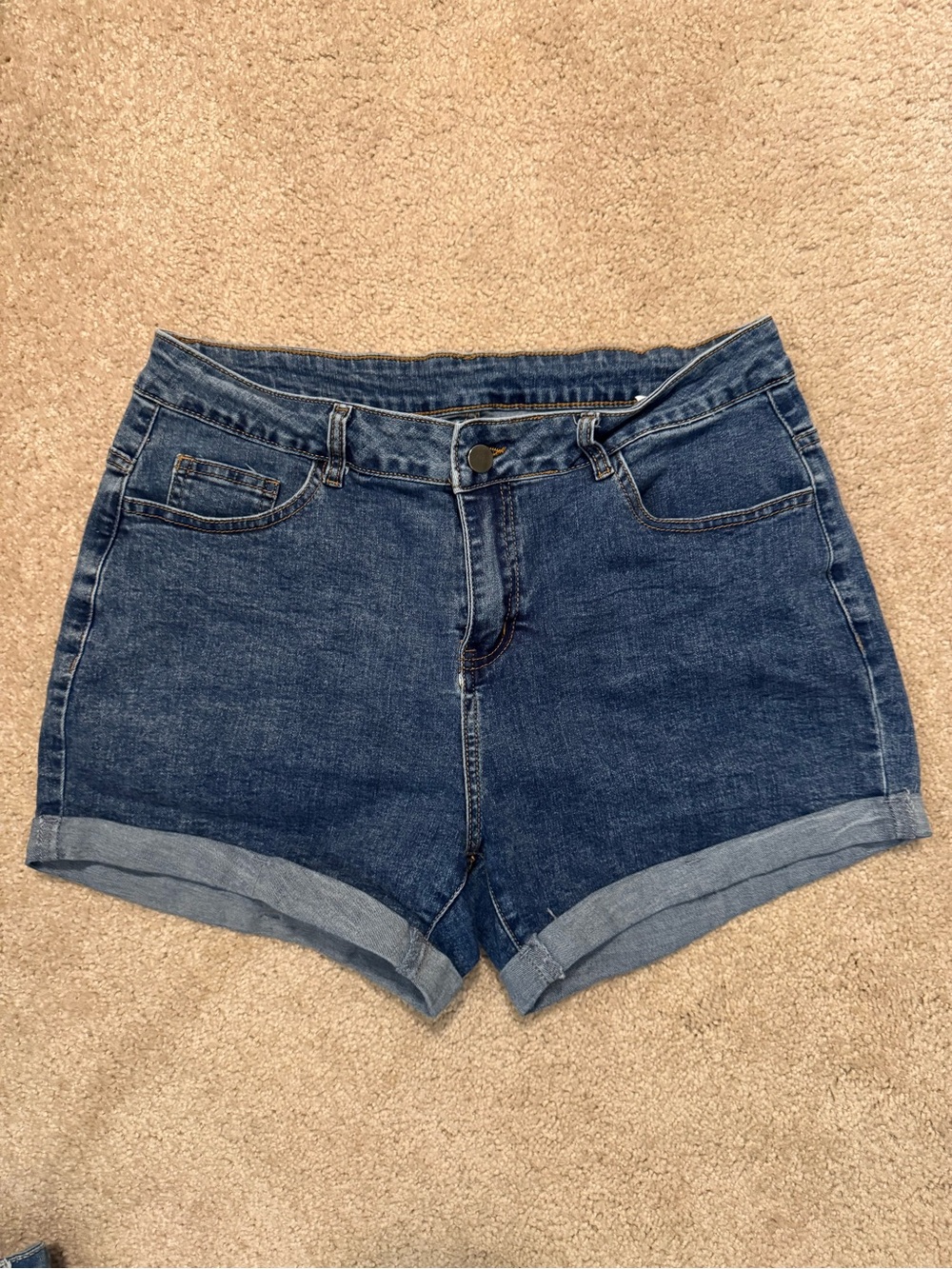 2 pairs Blue Denim Shorts - Picture 5 of 7